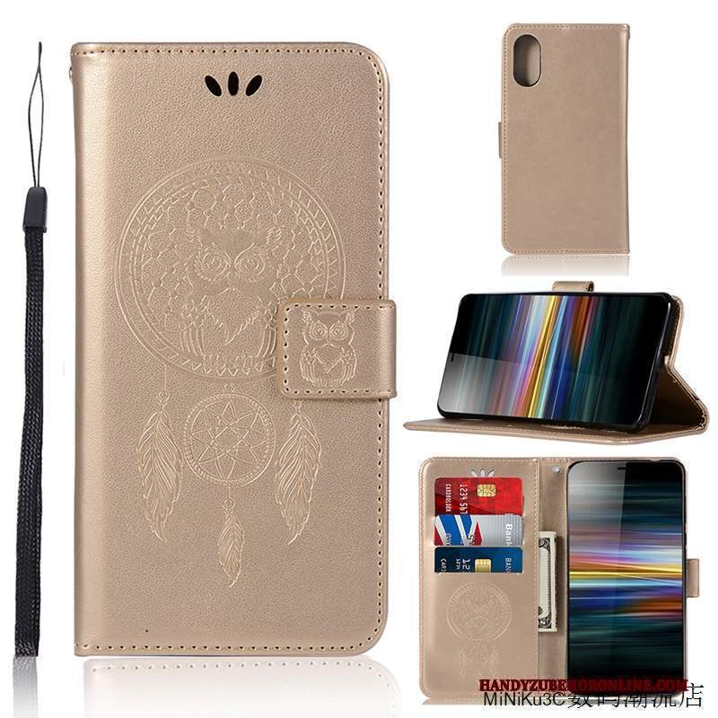 Custodia Sony Xperia L3 Folio Anti-caduta Bello, Cover Sony Xperia L3 Portafoglio Ventotelefono