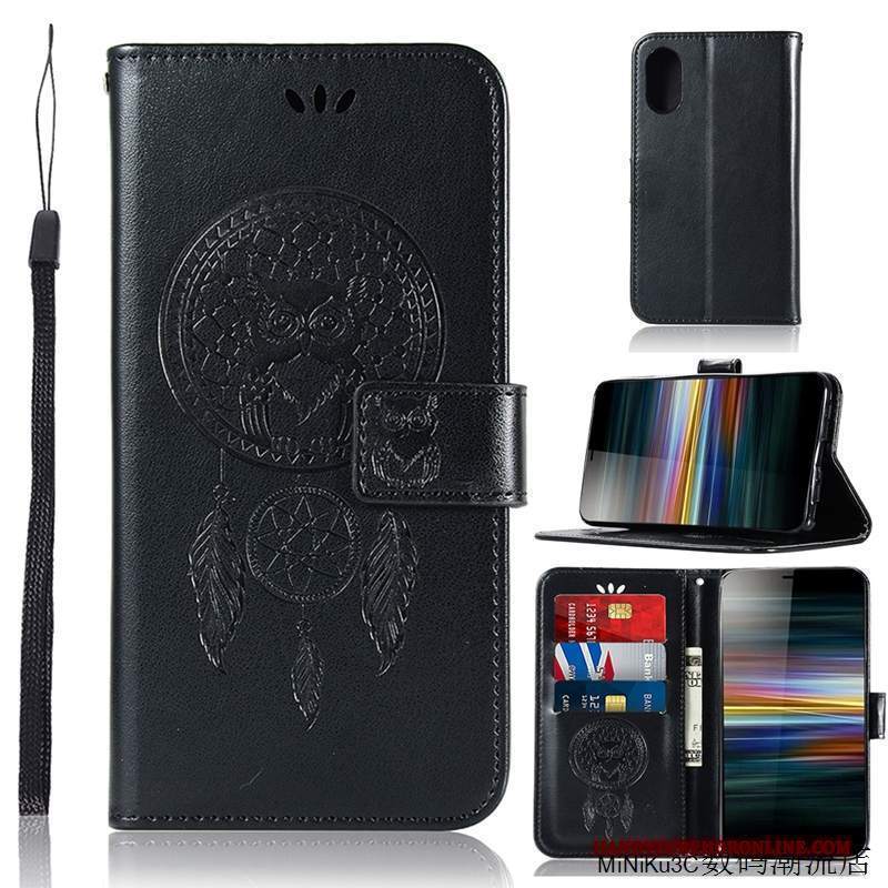 Custodia Sony Xperia L3 Folio Anti-caduta Bello, Cover Sony Xperia L3 Portafoglio Ventotelefono