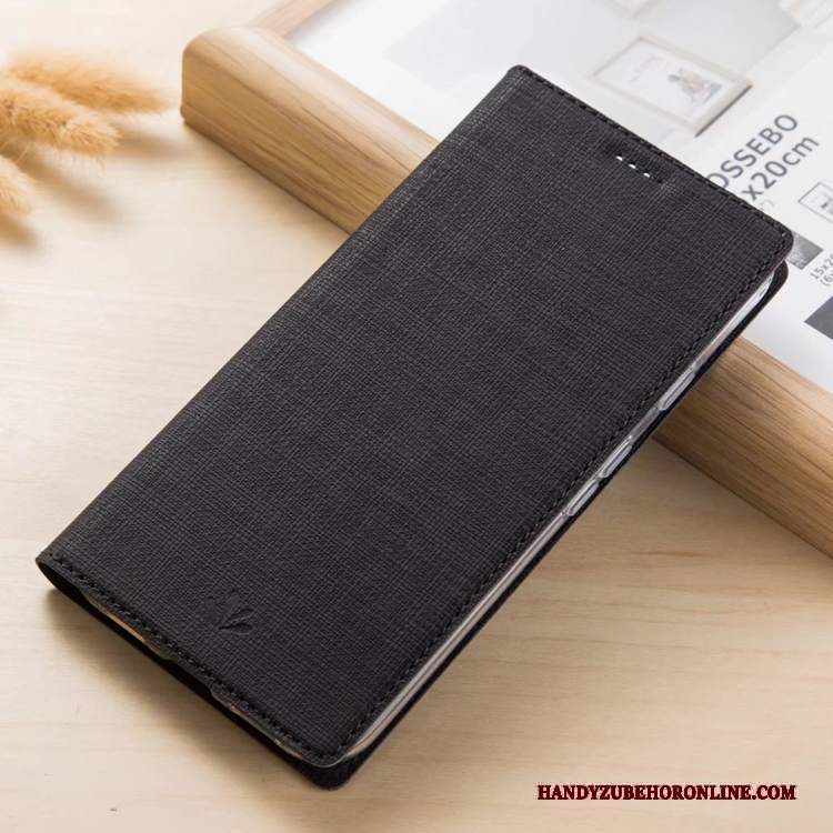 Custodia Sony Xperia L3 Pelle Tutto Incluso Nero, Cover Sony Xperia L3 Folio Anti-caduta Modello