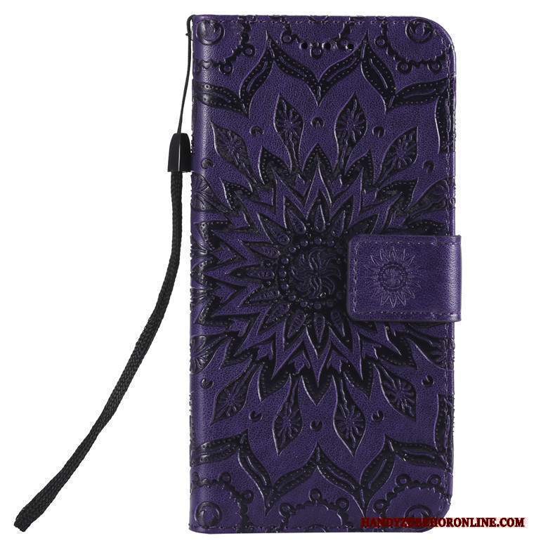 Custodia Sony Xperia L3 Pelle Tutto Incluso Porpora, Cover Sony Xperia L3 Silicone Morbidotelefono