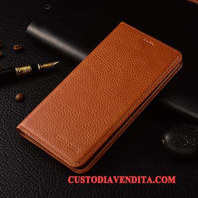 Custodia Sony Xperia M5 Dual Pelle Anti-cadutatelefono, Cover Sony Xperia M5 Dual Folio Affari Marrone