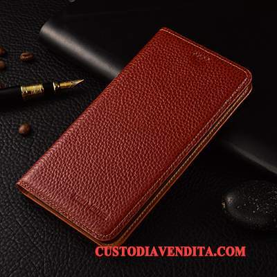 Custodia Sony Xperia M5 Dual Pelle Anti-cadutatelefono, Cover Sony Xperia M5 Dual Folio Affari Marrone