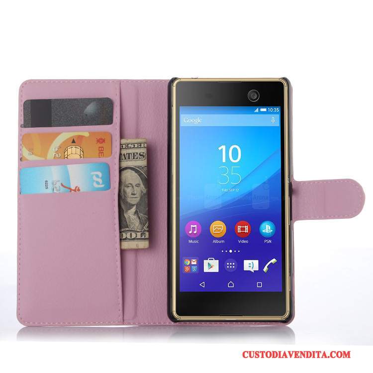 Custodia Sony Xperia M5 Dual Pelle Telefono, Cover Sony Xperia M5 Dual Protezione