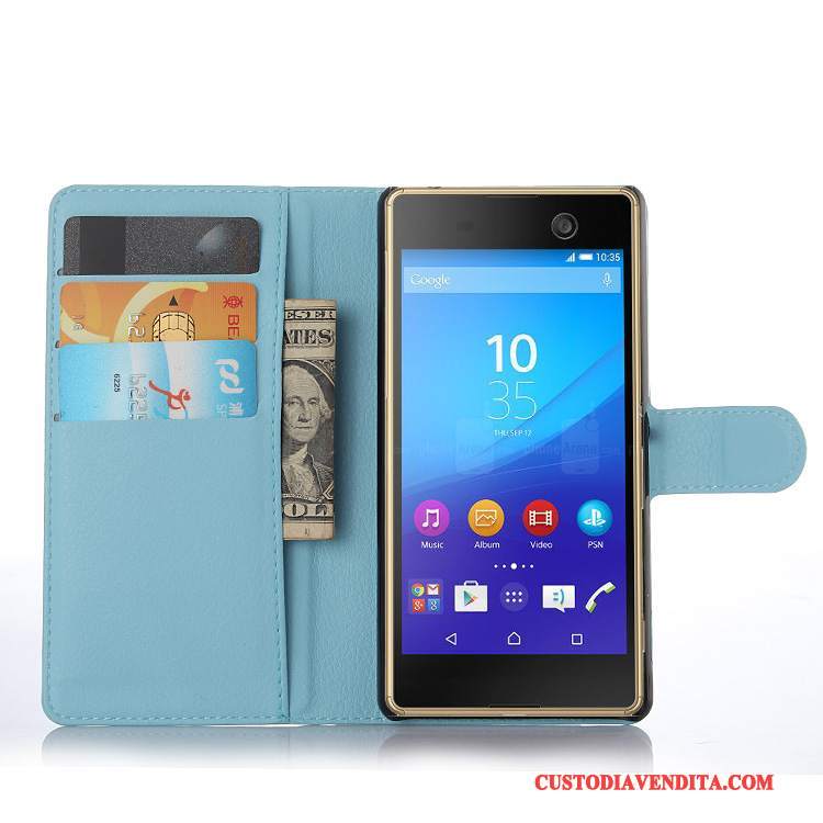 Custodia Sony Xperia M5 Dual Pelle Telefono, Cover Sony Xperia M5 Dual Protezione