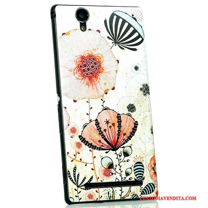 Custodia Sony Xperia T2 Colore Telefono Macchiati, Cover Sony Xperia T2 Protezione Nero Nuovo