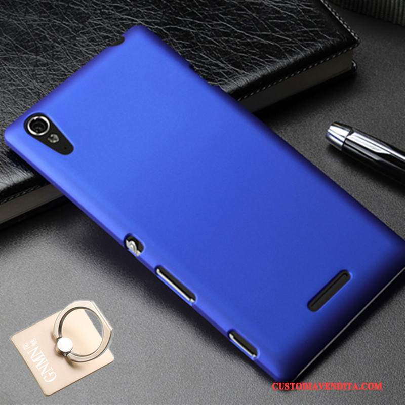 Custodia Sony Xperia T3 Protezione Difficile Blu, Cover Sony Xperia T3 Telefono Macchiati