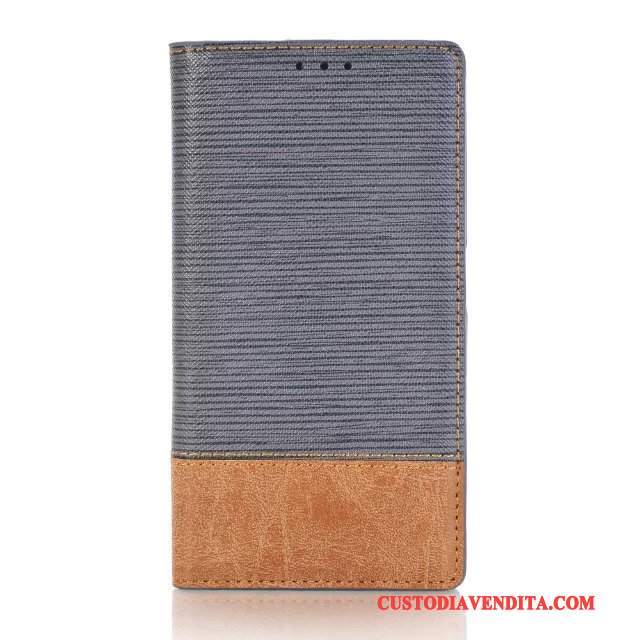 Custodia Sony Xperia X Compact Folio Morbido, Cover Sony Xperia X Compact Pelle