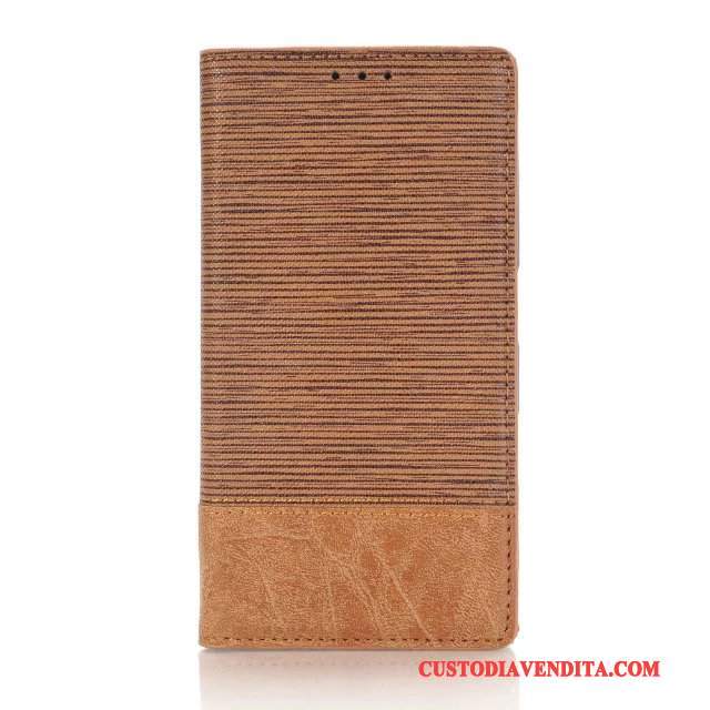 Custodia Sony Xperia X Compact Folio Morbido, Cover Sony Xperia X Compact Pelle