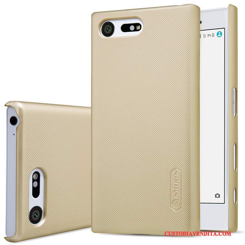 Custodia Sony Xperia X Compact Macchiati Difficile, Cover Sony Xperia X Compact Telefono Oro