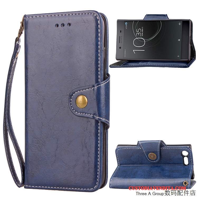 Custodia Sony Xperia X Compact Pelle Morbido Tutto Incluso, Cover Sony Xperia X Compact Folio Telefono