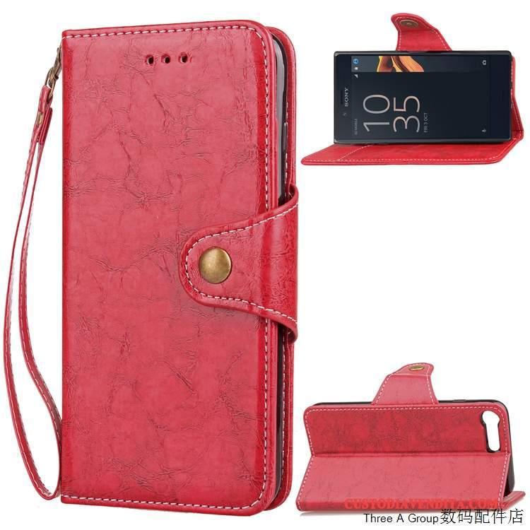 Custodia Sony Xperia X Compact Pelle Morbido Tutto Incluso, Cover Sony Xperia X Compact Folio Telefono