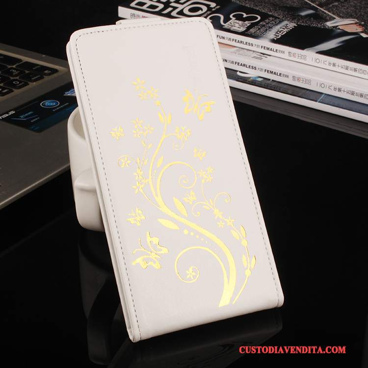 Custodia Sony Xperia X Compact Pelle Oro Modello, Cover Sony Xperia X Compact Protezione Porpora Anti-caduta