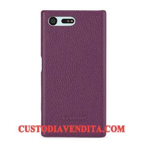 Custodia Sony Xperia X Compact Pelle Verde Antiscivolo, Cover Sony Xperia X Compact Protezione Telefono