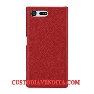 Custodia Sony Xperia X Compact Pelle Verde Antiscivolo, Cover Sony Xperia X Compact Protezione Telefono