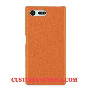 Custodia Sony Xperia X Compact Pelle Verde Antiscivolo, Cover Sony Xperia X Compact Protezione Telefono