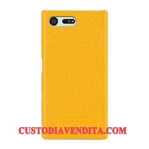 Custodia Sony Xperia X Compact Pelle Verde Antiscivolo, Cover Sony Xperia X Compact Protezione Telefono