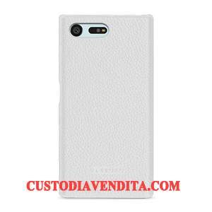 Custodia Sony Xperia X Compact Pelle Verde Antiscivolo, Cover Sony Xperia X Compact Protezione Telefono