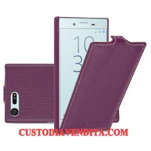 Custodia Sony Xperia X Compact Protezione Giallotelefono, Cover Sony Xperia X Compact Pelle