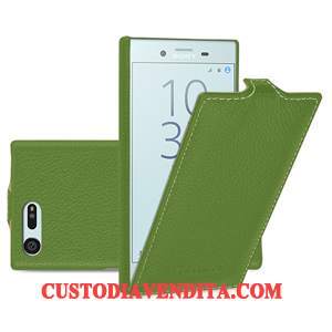 Custodia Sony Xperia X Compact Protezione Giallotelefono, Cover Sony Xperia X Compact Pelle