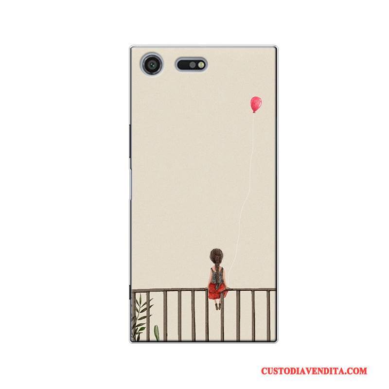 Custodia Sony Xperia X Compact Protezione Piccola Bianco, Cover Sony Xperia X Compact Creativo Morbido Personalizza