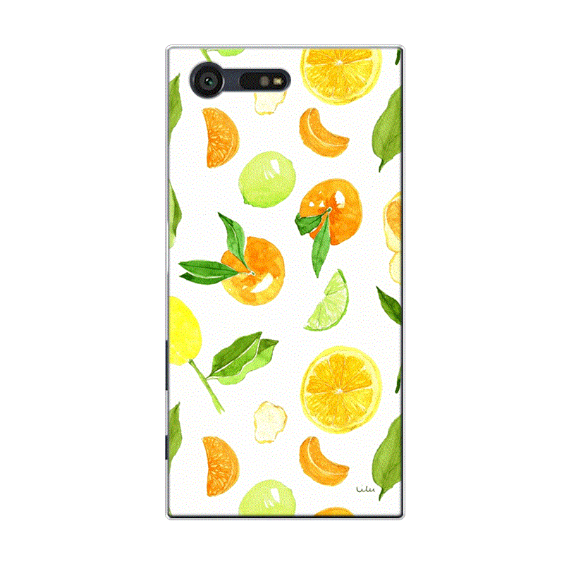 Custodia Sony Xperia X Compact Silicone Frutta Anguria, Cover Sony Xperia X Compact Piccola Verde