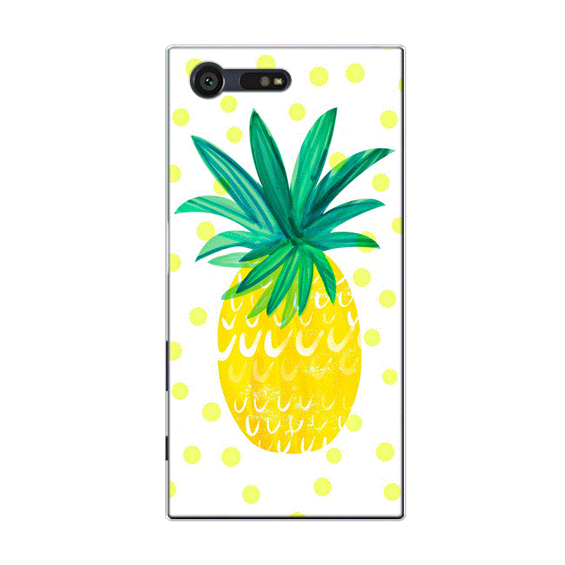 Custodia Sony Xperia X Compact Silicone Frutta Anguria, Cover Sony Xperia X Compact Piccola Verde