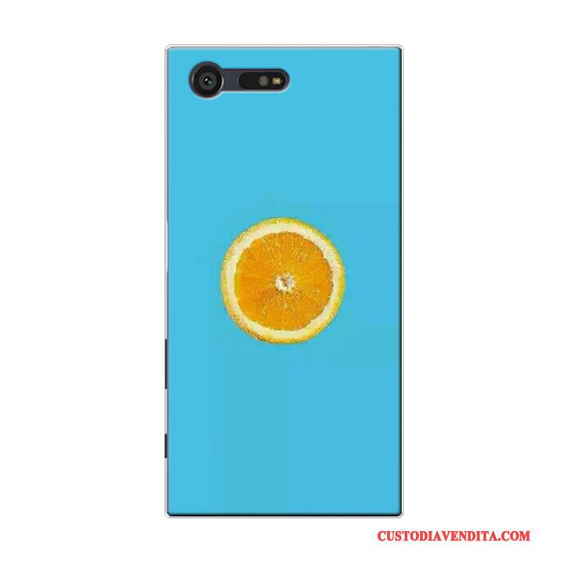 Custodia Sony Xperia X Compact Silicone Rosa Piccola, Cover Sony Xperia X Compact Frutta Tutto Incluso