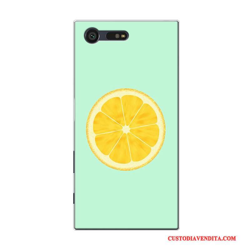 Custodia Sony Xperia X Compact Silicone Rosa Piccola, Cover Sony Xperia X Compact Frutta Tutto Incluso