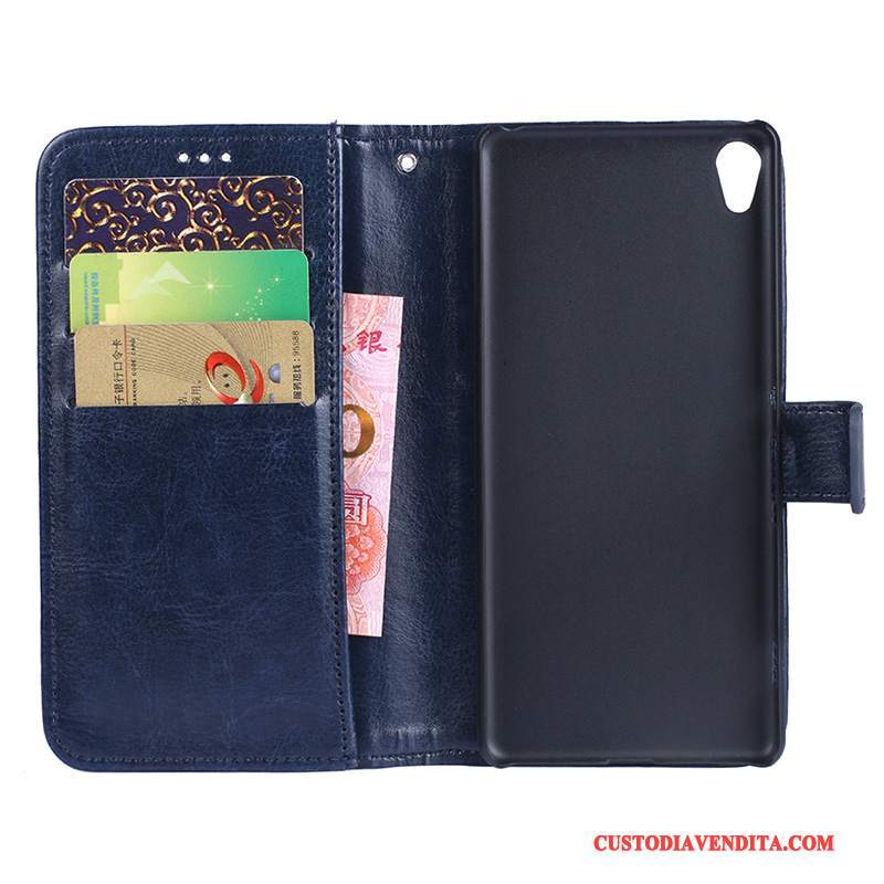 Custodia Sony Xperia X Folio Telefono Per, Cover Sony Xperia X Pelle