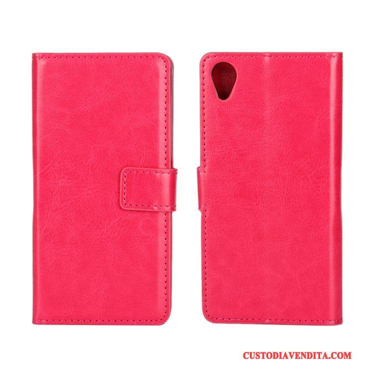 Custodia Sony Xperia X Performance Protezione Telefono Rosa, Cover Sony Xperia X Performance Folio Per