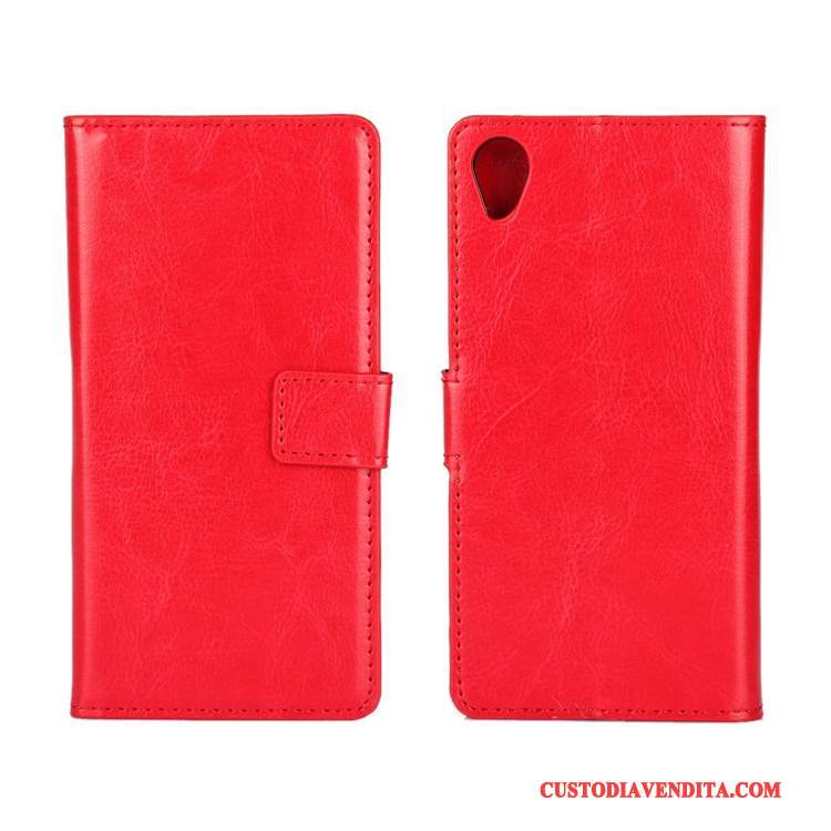 Custodia Sony Xperia X Performance Protezione Telefono Rosa, Cover Sony Xperia X Performance Folio Per