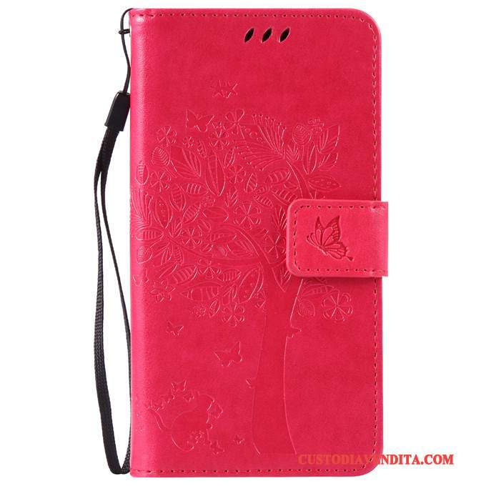 Custodia Sony Xperia X Protezione Morbido Rosso, Cover Sony Xperia X Pelle Anti-cadutatelefono