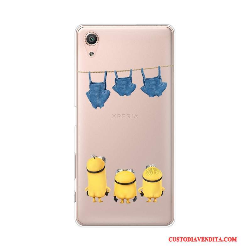 Custodia Sony Xperia X Silicone Personalizza Giallo, Cover Sony Xperia X Protezione Morbidotelefono