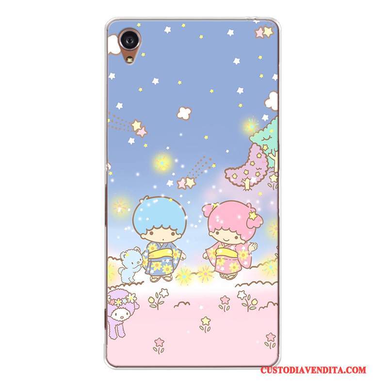 Custodia Sony Xperia Xa Cartone Animato Blu Bello, Cover Sony Xperia Xa Silicone Anti-caduta Morbido