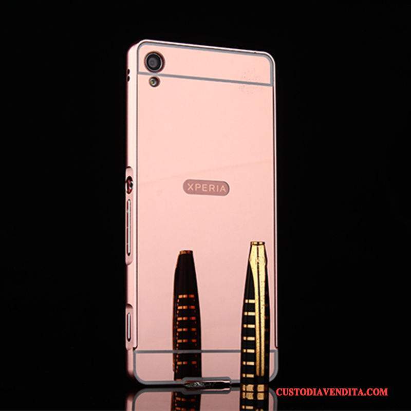 Custodia Sony Xperia Xa Protezione Telaiotelefono, Cover Sony Xperia Xa Oro Metallo