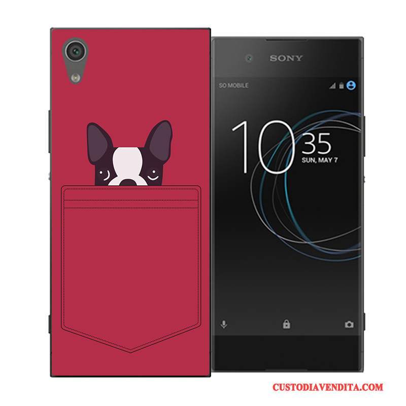 Custodia Sony Xperia Xa1 Cartone Animato Blu Difficile, Cover Sony Xperia Xa1 Protezione Tendenzatelefono