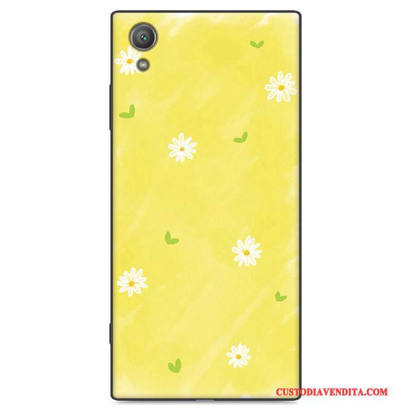 Custodia Sony Xperia Xa1 Plus Creativo Bianco Tutto Incluso, Cover Sony Xperia Xa1 Plus Protezione Telefono Nero