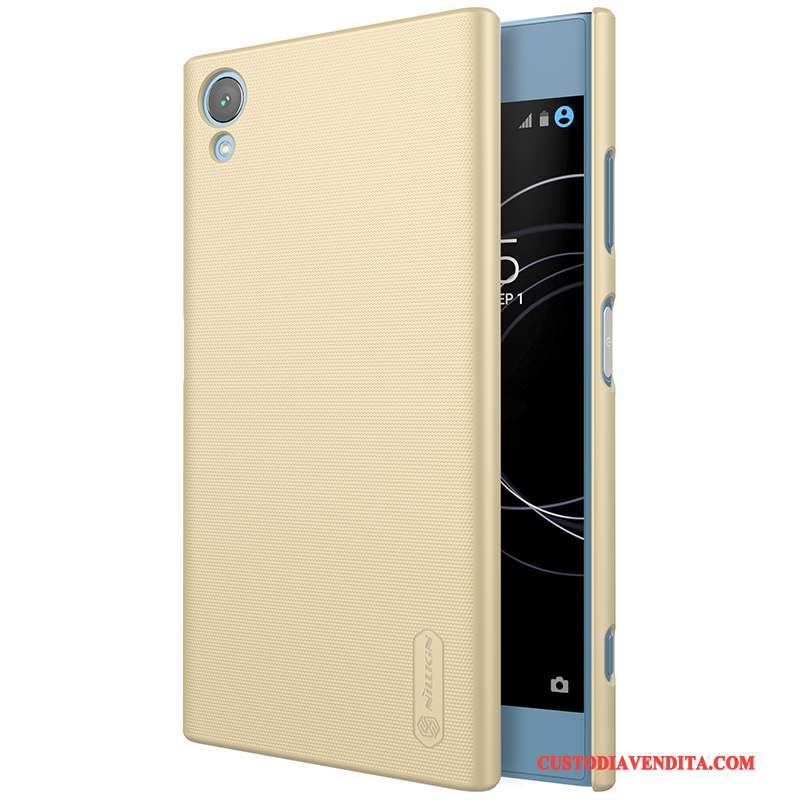 Custodia Sony Xperia Xa1 Plus Protezione Oro Anti-caduta, Cover Sony Xperia Xa1 Plus Telefono Macchiati