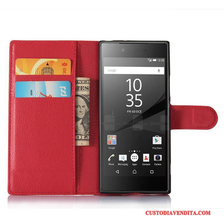 Custodia Sony Xperia Xa1 Portafoglio Rosatelefono, Cover Sony Xperia Xa1 Protezione