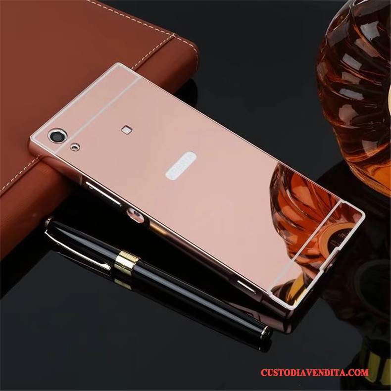 Custodia Sony Xperia Xa1 Protezione Telefono Rosa, Cover Sony Xperia Xa1 Telaio Coperchio Posteriore