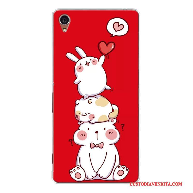 Custodia Sony Xperia Xa1 Silicone Rosso Ricchezza, Cover Sony Xperia Xa1 Telefono Tutto Incluso