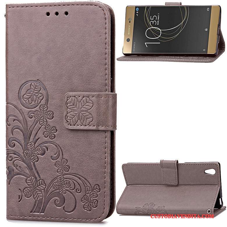 Custodia Sony Xperia Xa1 Ultra Cartone Animato Blu Scuro Anti-caduta, Cover Sony Xperia Xa1 Ultra Protezione Telefono Ornamenti Appesi