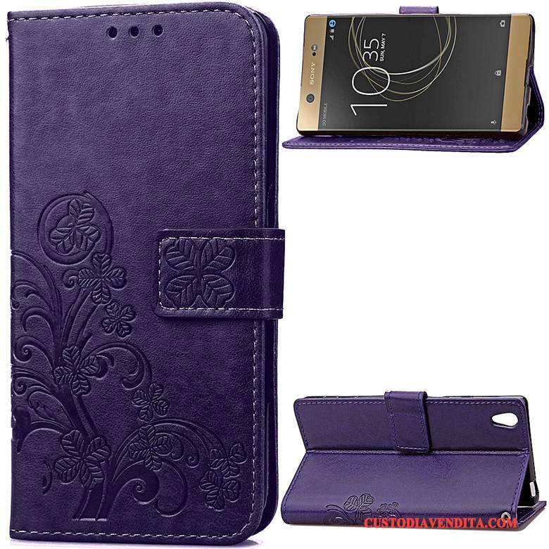 Custodia Sony Xperia Xa1 Ultra Cartone Animato Blu Scuro Anti-caduta, Cover Sony Xperia Xa1 Ultra Protezione Telefono Ornamenti Appesi