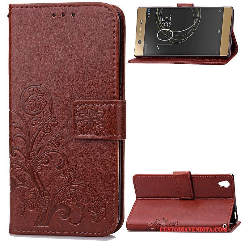 Custodia Sony Xperia Xa1 Ultra Cartone Animato Blu Scuro Anti-caduta, Cover Sony Xperia Xa1 Ultra Protezione Telefono Ornamenti Appesi