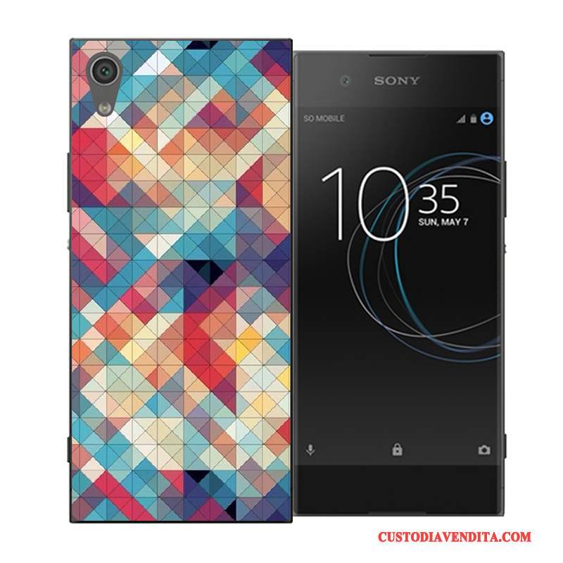 Custodia Sony Xperia Xa1 Ultra Cartone Animato Di Personalità Blu Scuro, Cover Sony Xperia Xa1 Ultra Protezione Difficiletelefono