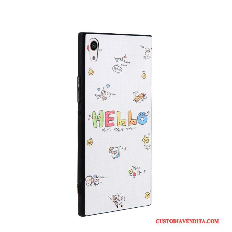 Custodia Sony Xperia Xa1 Ultra Cartone Animato Tendenza Nero, Cover Sony Xperia Xa1 Ultra Colore Affari Morbido