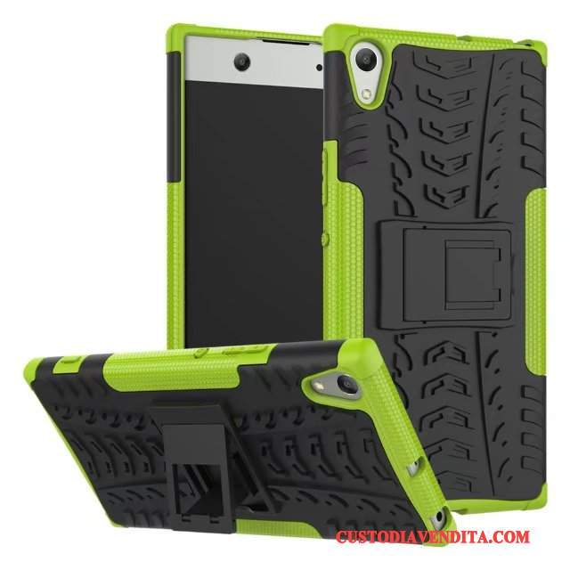 Custodia Sony Xperia Xa1 Ultra Protezione Verde Anti-caduta, Cover Sony Xperia Xa1 Ultra Telefono Antiscivolo