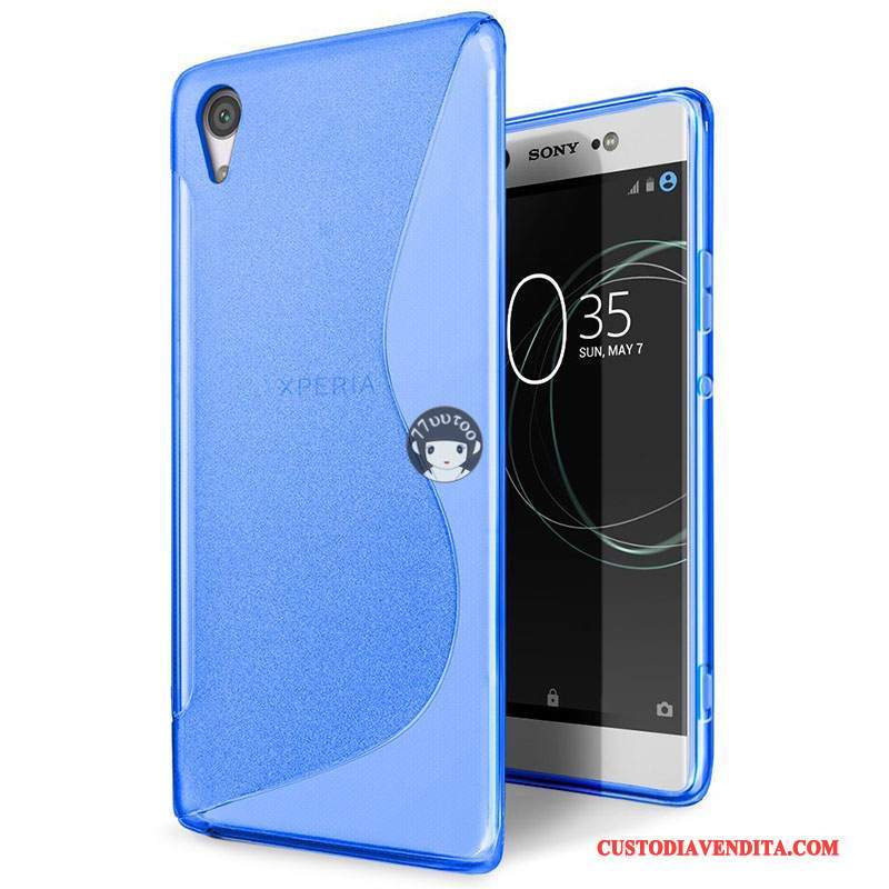 Custodia Sony Xperia Xa1 Ultra Silicone Anti-caduta Morbido, Cover Sony Xperia Xa1 Ultra Protezione Telefono Blu