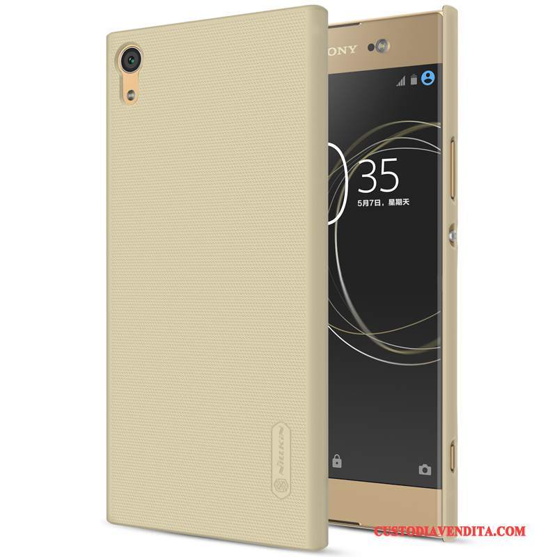 Custodia Sony Xperia Xa1 Ultra Telefono Difficile, Cover Sony Xperia Xa1 Ultra Oro Macchiati