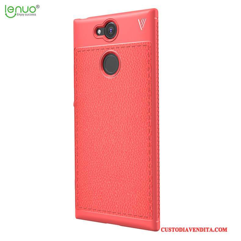 Custodia Sony Xperia Xa2 Protezione Hemming Rosso, Cover Sony Xperia Xa2 Telefono Anti-caduta